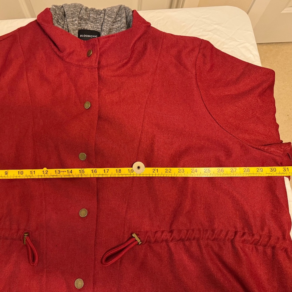 Bloomchic Barn Coat Shacket Utility Jacket Size U… - image 3